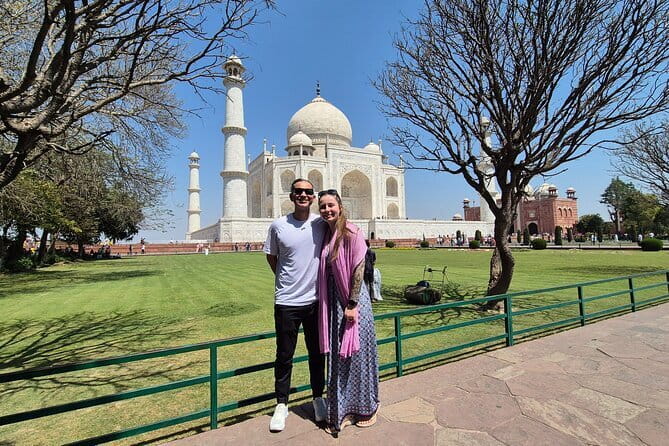 2 Days Overnight Taj Mahal & Agra Tour From Delhi - Mehtab Bagh and the Taj from across the river
