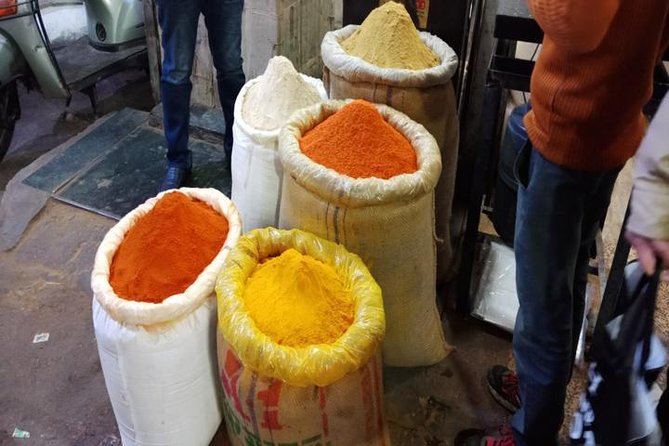 3-4 Hour Old Delhi Heritage Walk Tour with Tuk Tuk Ride Wherever Required - Khari Baoli and the smell of the spice trade