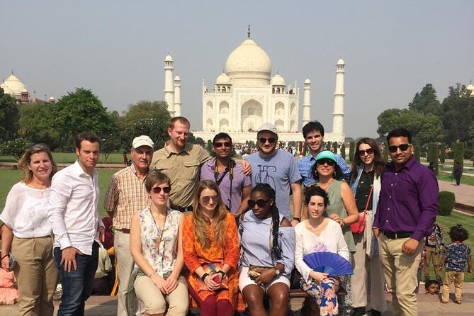Agra Overnight Tour - Mehtab Bagh and the Taj Mahal view