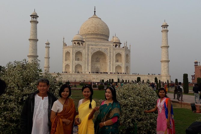 Agra private day tour by car from Delhi to Delhi - The car, driver, and private guide setup
