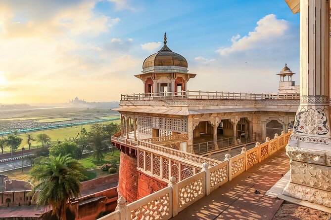All Inclusive Private Car Tour To Taj Mahal From Delhi - Mehtab Bagh and the view across the Yamuna