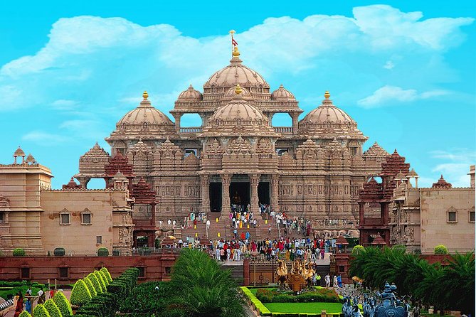 All-Inclusive Sacred Delhi: Private Full-Day Temples Experience - Chhatarpur shows temple design on a grand scale