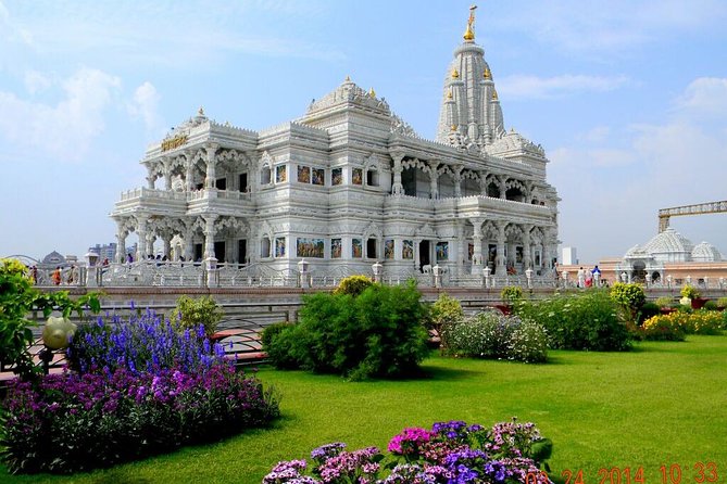 Day Trip to Mathura, Vrindavan with The Taj Mahal, Agra from Delhi - Prem Mandir’s 54-acre grounds