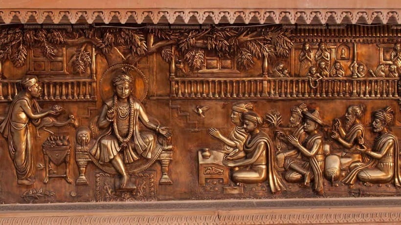 Delhi: Akshardham Temple Tour with Light and Water Show - Sahajanand Darshan and the values behind the show