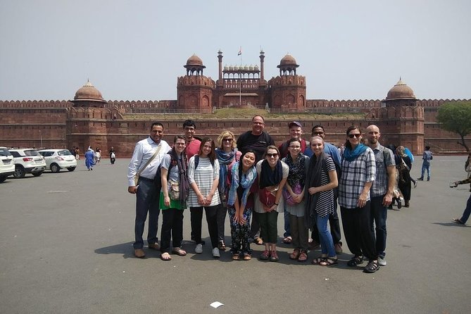 Delhi Day Tours with Lunch, Monument Entrance and Rickshaw Ride - Jama Masjid and the road into Chandni Chowk