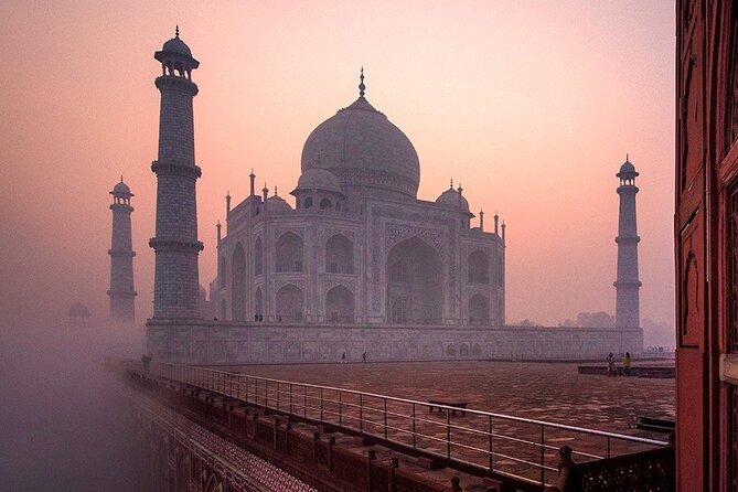 Delhi: Taj Mahal Sunrise & Agra Private Day Tour With Transfers - Two hours at the Taj Mahal