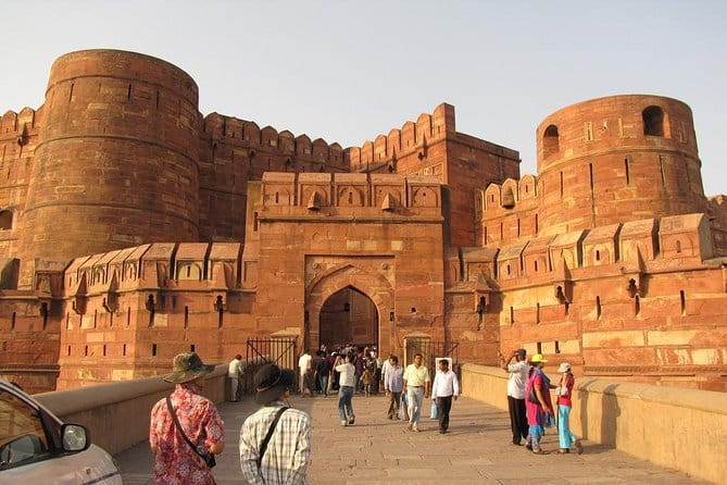 Exclusive Full-Day Guided Tour of Old and New Delhi - Red Fort from the road, not a full visit