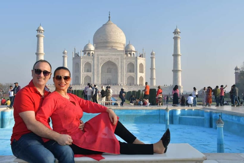 From Delhi: Sunrise Taj Mahal, Agra Fort, & Baby Taj Tour - Reading Agra Fort through its courtyards