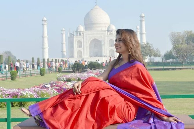 From Delhi : Sunrise Taj Mahal & Agra Fort Day Tour by Car. - Reaching the Taj Mahal with a private car