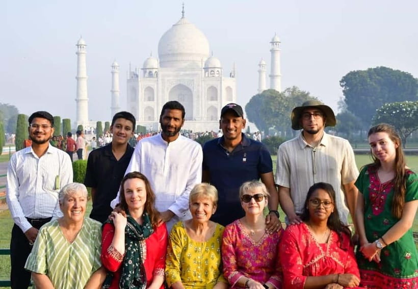 From Delhi: Sunrise Taj Mahal and Agra City Day Tour By Car - Entering the Taj Mahal around 6:15 AM