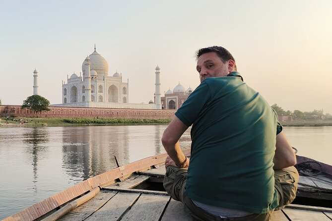 From Delhi: Taj Mahal and Agra tour by Superfast Train - Mehtab Bagh and the Taj across the Yamuna