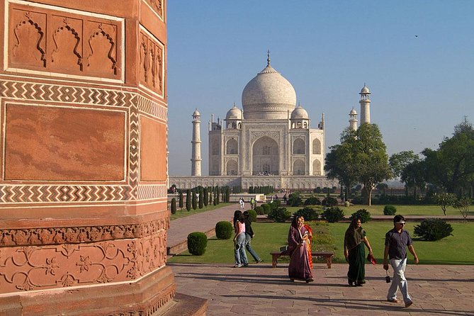 From Delhi: Taj Mahal & SOS Elephant Experience – Day Trip - Entering the Taj Mahal before the crowds