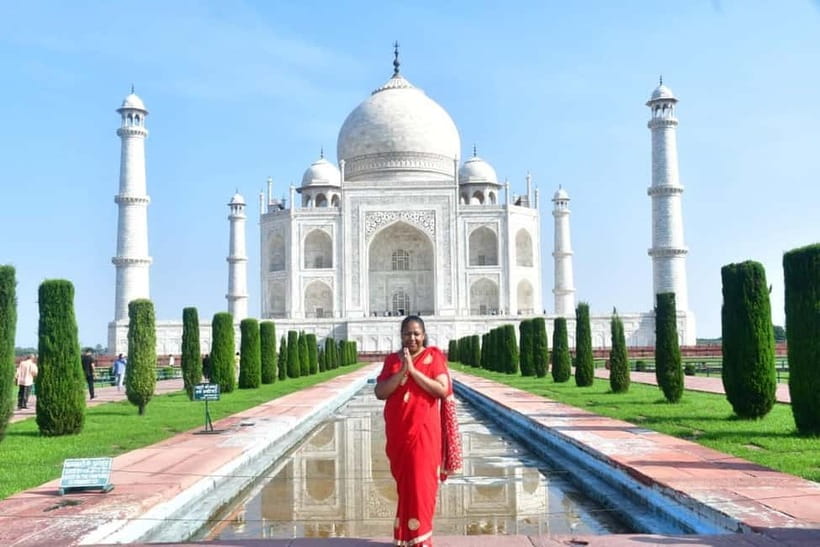 From Delhi: Taj Mahal Sunrise and Agra Fort Private Day Trip - The Taj Mahal at first light