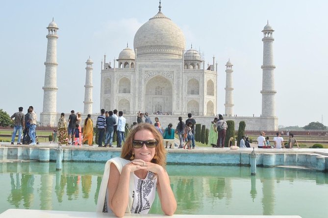 From Delhi: Taj Mahal Sunrise Tour with Elephant Conservation - Agra Fort after breakfast