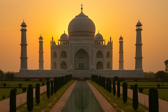 From delhi:(Vip entry)All Inclusive Taj Mahal & Red Fort day trip - A private car makes the family difference