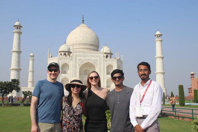 Full Day Private Taj Mahal Tour by Superfast Train from Delhi - Mehtab Bagh and the Taj view across the Yamuna