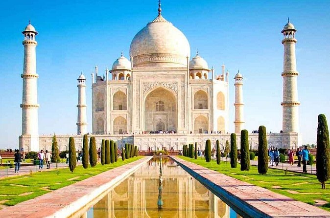 Full Day Taj Mahal & Agra Tour from Delhi - Agra Fort, imperial rooms behind red sandstone walls