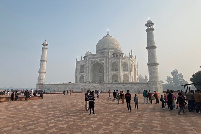 Luxury Taj Mahal by super fast train from Delhi all inclusive - Agra Fort after the marble monument