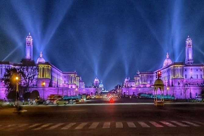 New Delhi Night City Tour - The Lotus Temple is a drive-by, not a visit