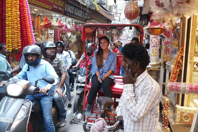 Old Delhi Tour with Tuk-Tuk/Rickshaw Ride - Chandni Chowk by rickshaw