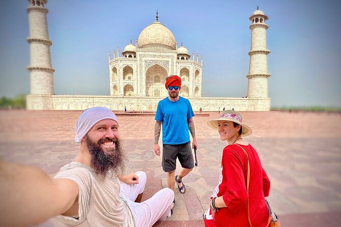 Private Full-Day Taj Mahal and Agra Fort Tour from New Delhi - Three hours at the Taj Mahal