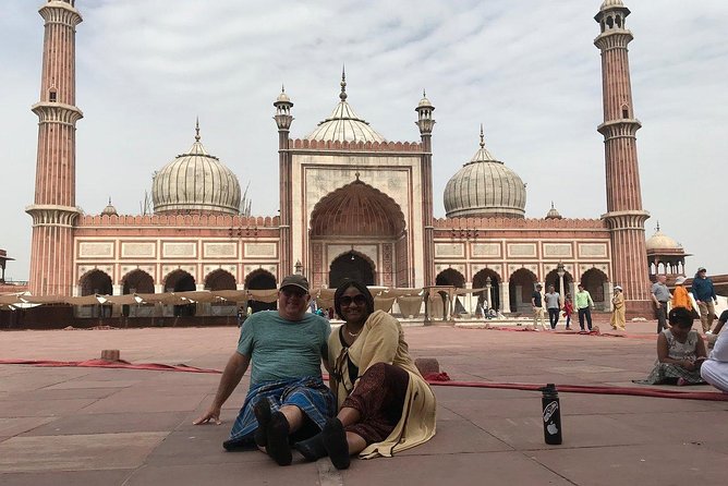 Private Guided Tour of Old and New Delhi - Jama Masjid begins the Old Delhi section