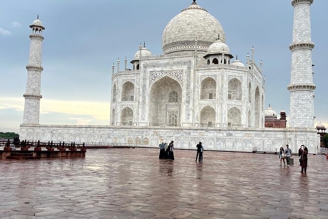 Private Taj Mahal and Agra Day Trip from Delhi by Car with Lunch - Agra Fort and its view toward the Taj