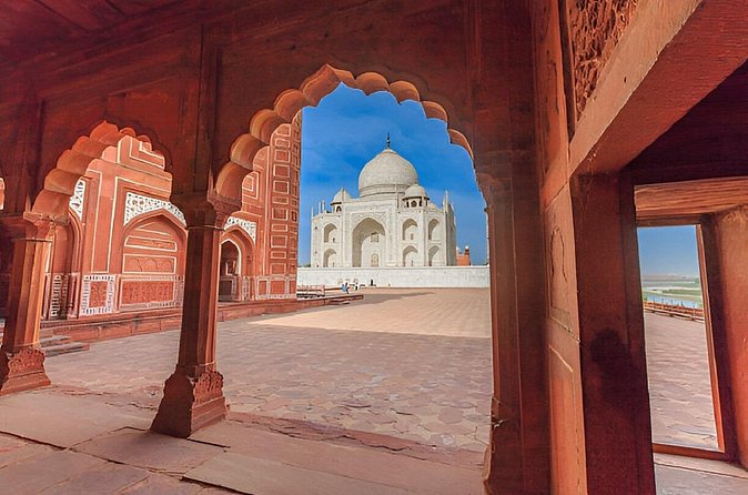 Same Day Taj Mahal/Agra Tour from Delhi : Private & All Inclusive - Mehtab Bagh, markets, and the limits of one day