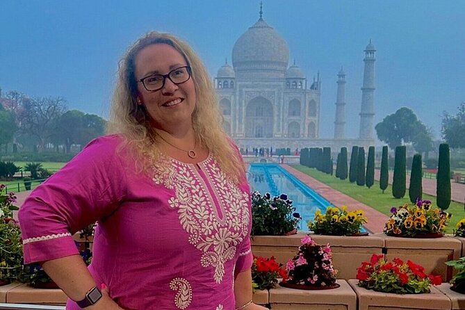 Skip The Line - Sunrise View Of Tajmahal From Delhi By Car - Marble inlay and Agra handicrafts