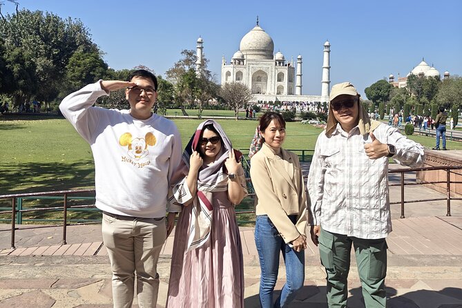 Sunrise Taj Mahal, Agra Fort & Baby Taj Tour from Delhi by Car - Walking through Agra Fort with Akbar’s history around you
