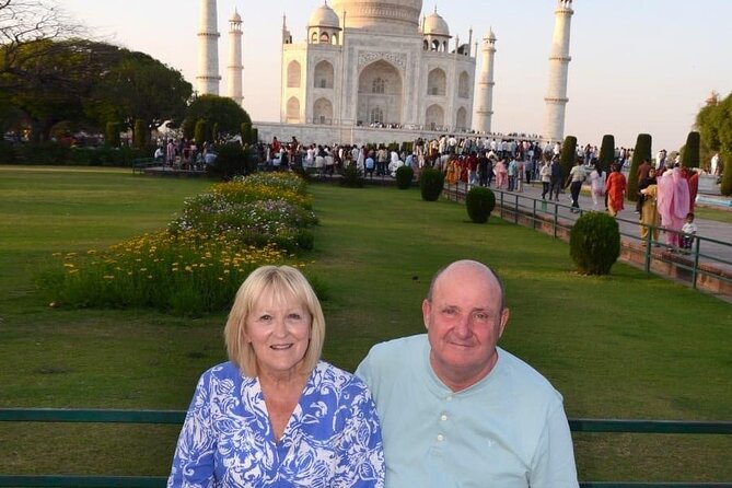 Taj Mahal & Agra Private Trip by Car from Delhi with 5 Star Meal - The Taj Mahal, with tickets and a guide handled