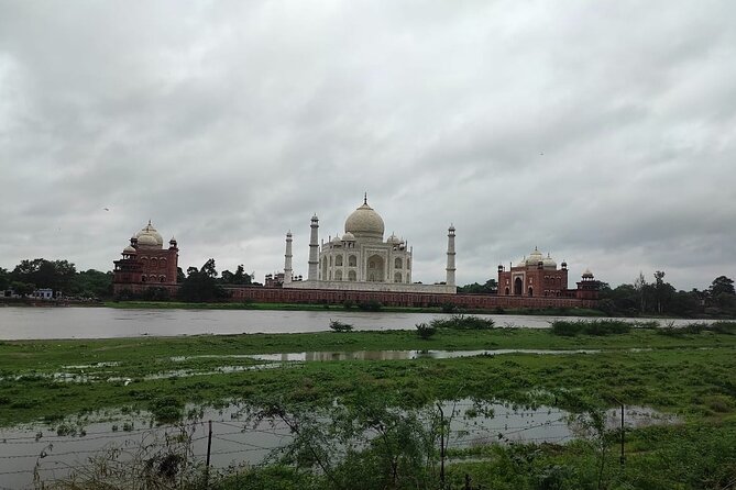 Taj Mahal And Agra Overnight Tour From Delhi By AC Car - Mehtab Bagh at sunset