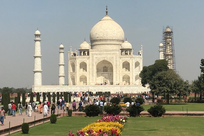 Taj Mahal Day Tour From Delhi By Private Cab -All Inclusive - Mehtab Bagh and the Taj Mahal across the Yamuna
