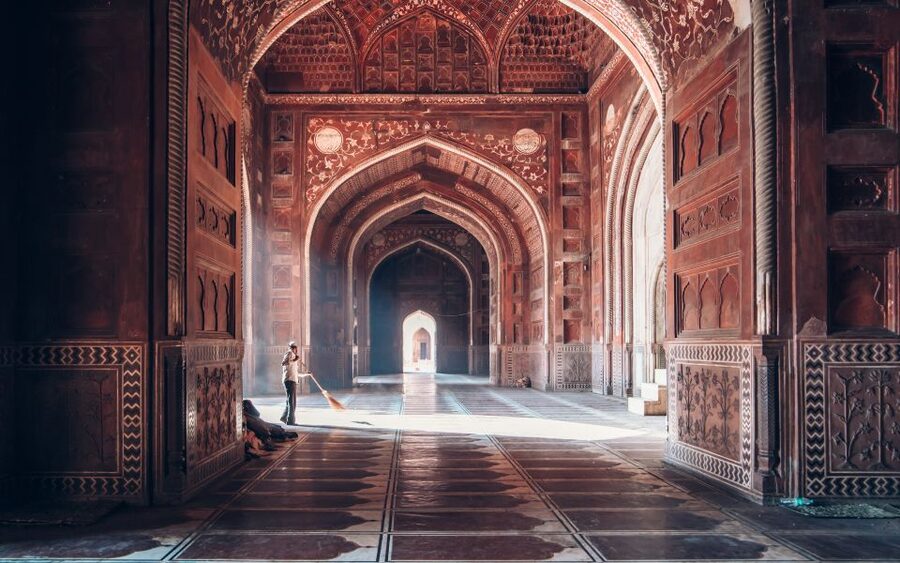 Taj Mahal, Fort, Baby Taj & Mehtab Bagh Private City Tour - Agra Fort and the view across the Yamuna